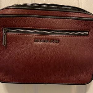 Michael Kors Burgundy Leather Bag